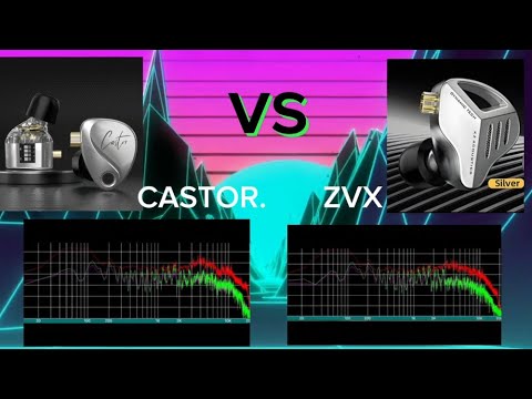 ⚡ Kz Castor VS Kz ZVX  ⚡ comparación sonido y frecuencia