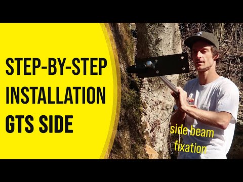 Treehouse Beam Attachment with 'GTS Side' – Installation Instruction