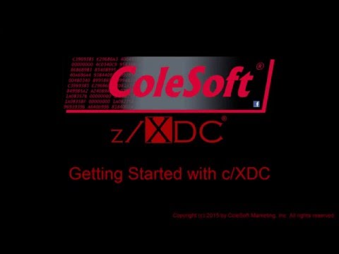 C01 - Getting Started with c/XDC