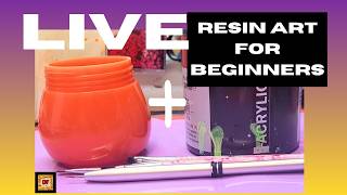 I Tried A New Resin Technique LIVE (Did It Work?) | Resin Art Beginners Tutorial | Satisfying Resin