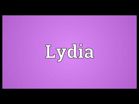 Lydia Meaning