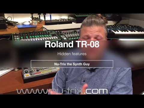 Roland TR-08 hidden features