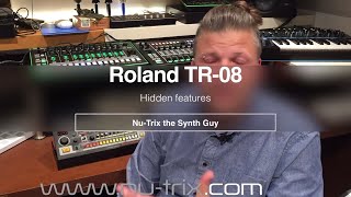 Roland TR-08 hidden features