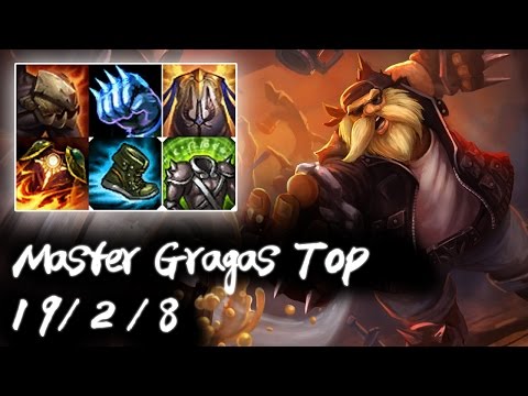 Master Gragas Top vs Gangplank | Korea High Elo Replays