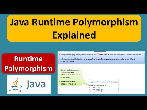 Java Runtime Polymorphism Explained | What is Runtime Polymorphism in Java? | Java Tutorial