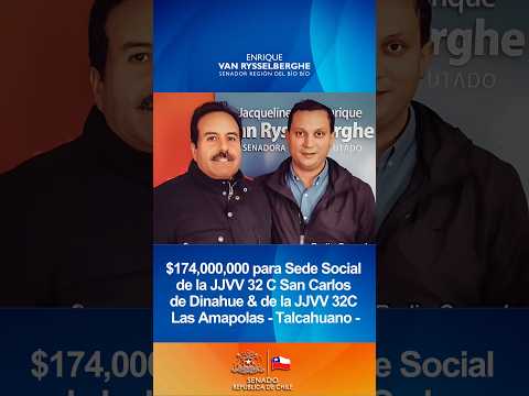 Gran Logro 🎯: $174,000,000 para Sede Social JJVV 32 C San Carlos de Dinahue & JJVV 32C Las Amapolas