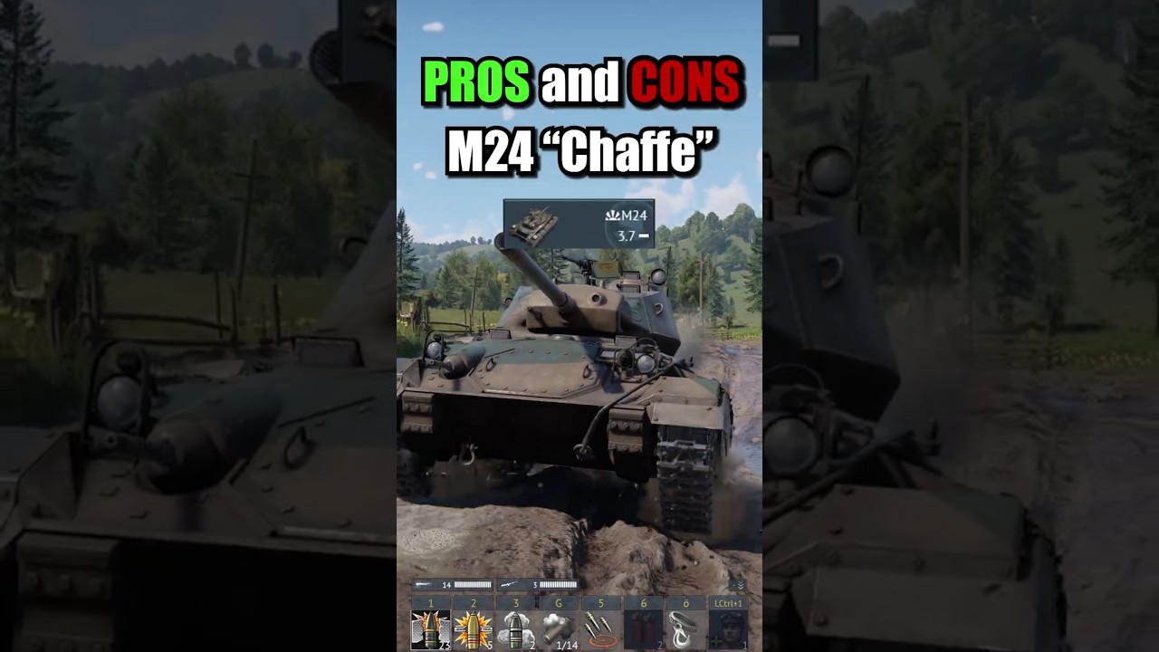 Pros and Cons of the M24 Chaffee !
