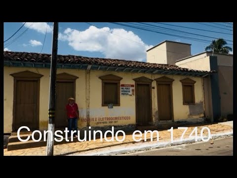 Casarão histórico na cidade de São Francisco de Goiás  construindo em 1740