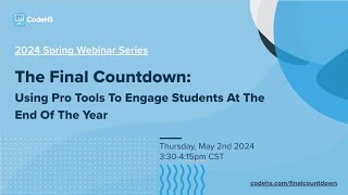 The Final Countdown: Using Pro Tools To Engage Students At The End Of The Year thumbnail