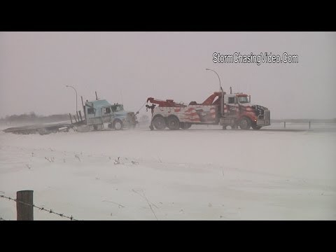1/16/2014 Alexandria, MN Ground Blizzard & Crashes Shut Down Interstate 94