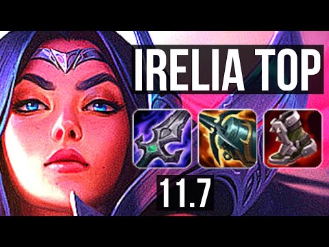 IRELIA vs GANGPLANK (TOP) | 10 solo kills, 1400+ games, 1.1M mastery | NA Diamond | v11.7