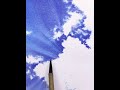 #shorts | Watercolor Blue Sky Clouds