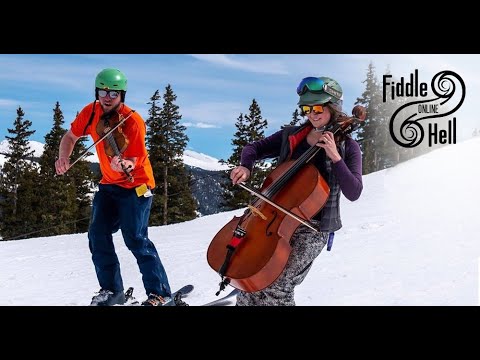 Fiddle Hell Online Jam #8 May 6 2020: Joy Adams (cello, fiddle) & Andy Eid Reiner (fiddle,oct mando)