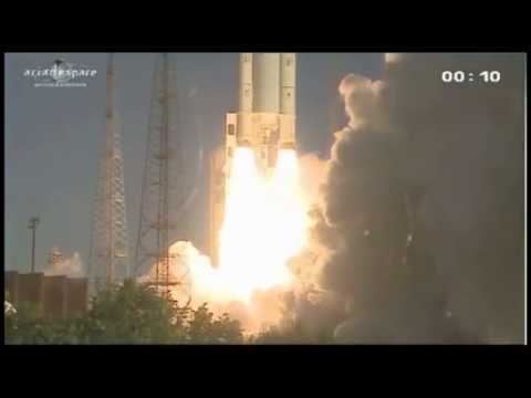 VOL VA208 - A564 ECA -  Intelsat 20 +  HYLAS 2 - decollage takeoff liftoff