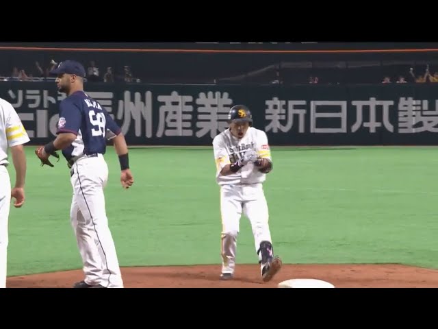 【1回裏】4番起用に応えた!!ホークス・松田が初回に先制タイムリー!! 2017/6/23 H-L