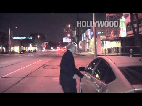 Larry David spotted at Madeo