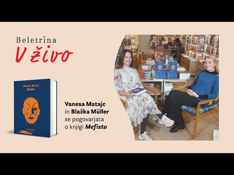 Naslovnica: Beletrina v živo: Klaus Mann: Mefisto