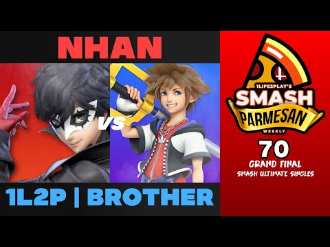 Nhan vs 1L2P  Brother - Smash Ultimate Singles Grand Final Smash Parmesan 70 - Joker vs Sora