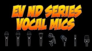 Video thumbnail for Electro-Voice EV ND Series Mics ND76 ND76S ND86 ND96 by BoyntonProAudio