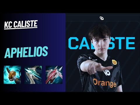 KC CALISTE: APHELIOS VS JINX (ADC) - RANG 9 EUW CHALLENGER 1531 LP PATCH 13.11