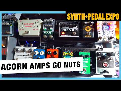 Wild Pedals and Prototypes | Acorn Amps | Pedal Expo 2025