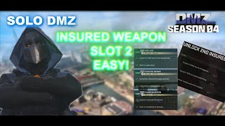 SOLO DMZ - Second Insured Weapon Slot is EASY!