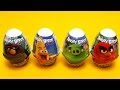 Angry Birds Eggs With Surprise Toys Dessert KidsWorld
