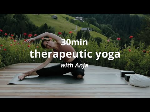 Therapeutic yoga | 30 minute yoga therapy class | EN