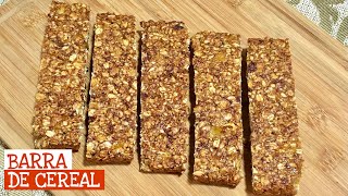 Barra de Cereal Saudável | Como fazer essa delícia de maneira simples e fácil