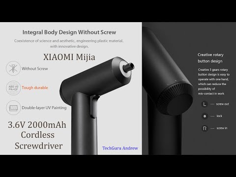 XIAOMI Mijia Cordless Rechargeable Screwdriver TESTING