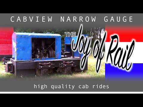 Great engine sound! Industrieel Smalspoor Museum CABVIEW HOLLAND [NARROW GAUGE] 1aug 2019