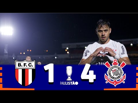 Botafogo SP 1 x 4 Corinthians - 8° Rodada Campeonato Paulista 2024