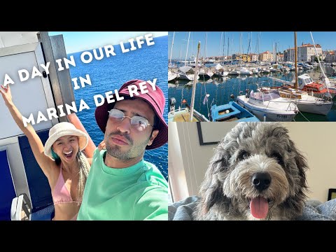 A Day in Our Life in Marina Del Rey, California (Best Neighborhood in LA!!)