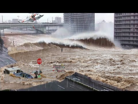8 minutes ago, Chaos in Malaga, Spain! Half the city in Marbella swept away by storms and floods