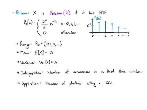 Probability Video 2.3: Discrete Random Variables - Important Distributions