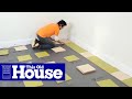 How to Install a Linoleum Tile Floor | This Old House