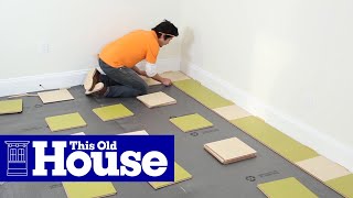How to Install a Linoleum Tile Floor | This Old House
