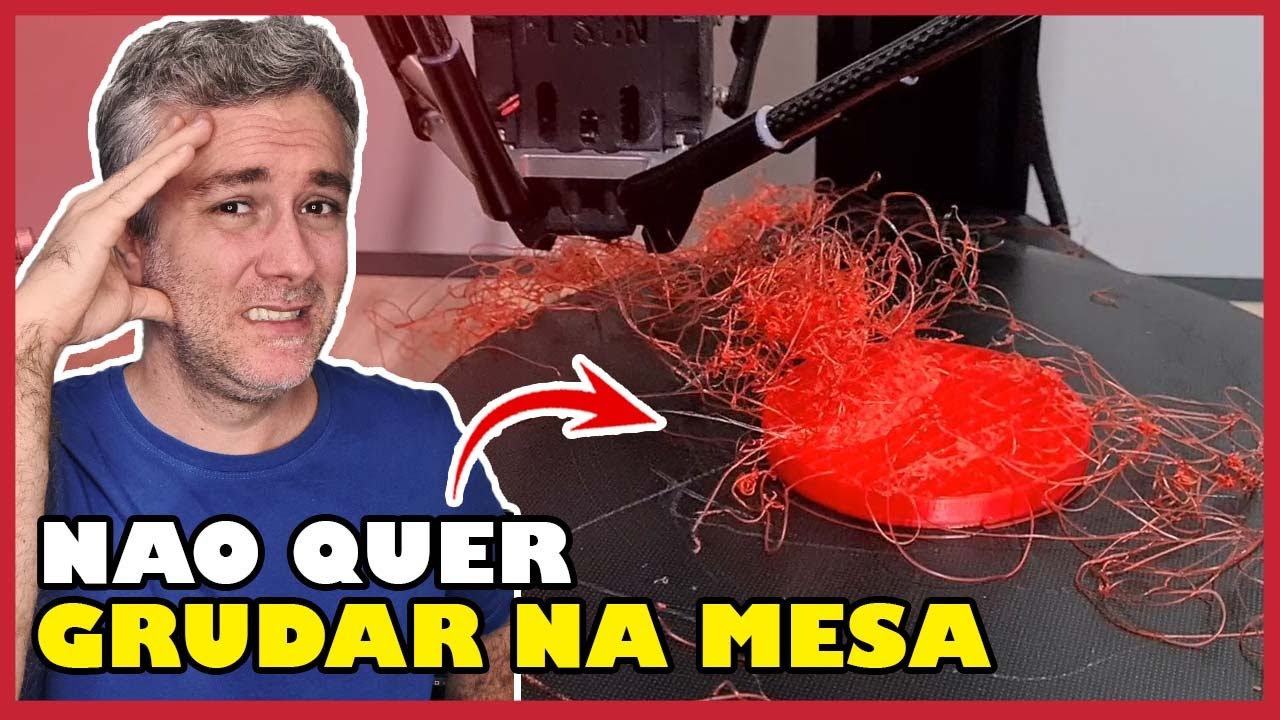 Várias DICAS pra que a sua IMPRESSÃO 3D GRUDE NA MESA