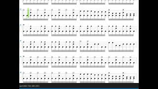 Dancing With Tears in My Eyes + Freedom Call + Drum only + Drum tab