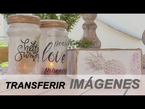 Cómo transferir imágenes en diferentes superficies.