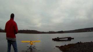 preview picture of video 'RC Piper Cub clips from Dec 2 2011.wmv'