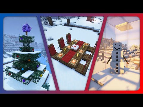 10+ Festive Minecraft Christmas Building Ideas!