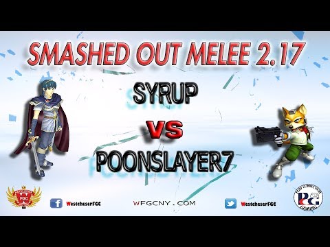 Smashed Out Melee V2.17 - Syrup Vs. Poonslayer7 - Winners Semi-Finals