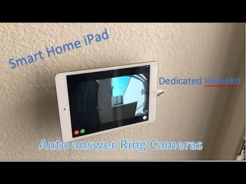 Ring Doorbell Automation for iPad Tablet - Homekit
