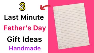 3 Last minute Father’s Day Gift ideas / Father's day gifts / Father's day gift ideas 5 minute crafts