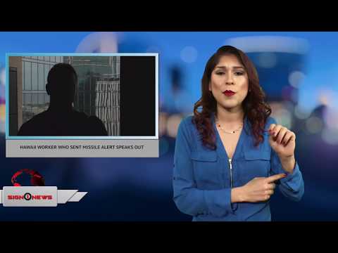 Hawaii worker who sent missile alert speaks out (ASL - 2.4.18)