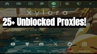 25 UnbIocked Xylora Links for Gaming, Movies, Social Media, Etc on School Chromebook!