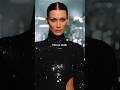 Gigi Hadid Cat Walk Vs Bella Hadid Horse Walk Shorts Fashion Runway Gigihadid Bellahadid