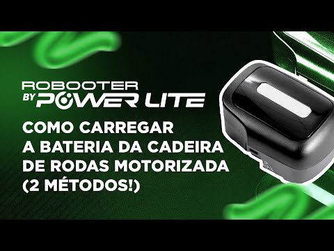 Passo a Passo: Como Carregar a bateria da cadeira de rodas motorizada Robooter - Power Lite