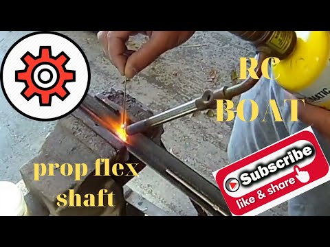 how to make flexible shaft (propeller) repair gas  RC boat